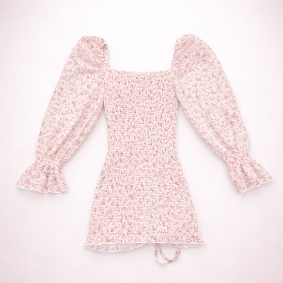 Princess Polly Pink and White Mini Dress - Picture 3 of 9